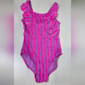 Girls Cat & Jack Pink and Purple Swimsuit